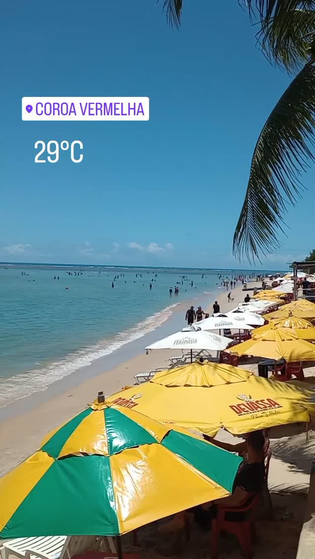 #portoseguro #praia #coroavermelha